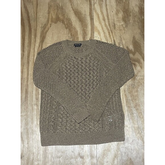 massimo dutti sweater women Medium Chunky Knit Crewneck Long sleeve @k5 - Picture 1 of 7
